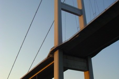 The bridge that connects the continent of Asia and the continent of Europe.