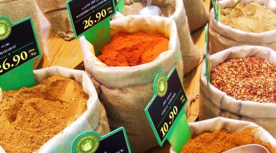 Every spice, flour, seed, spice and nut I can imagine.