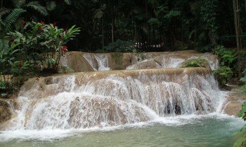 One of the many waterfalls