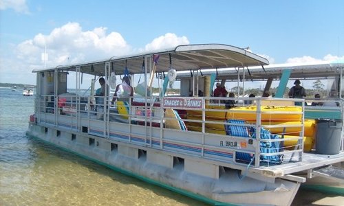 CONSESSION BOAT ON SHELL ISLAND...