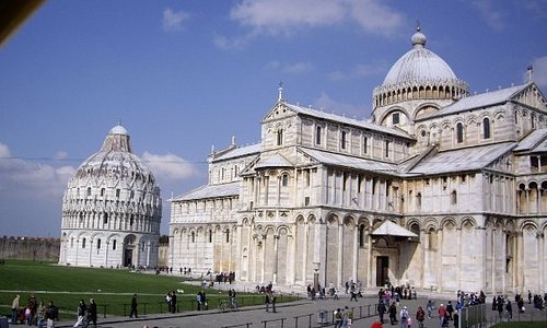 Baptistry and Cathedral in Pisa