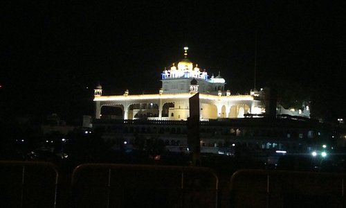 Anandpur Sahib Gurudwara photo during night