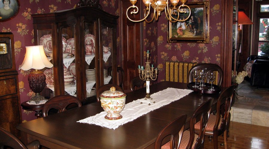 The dining room