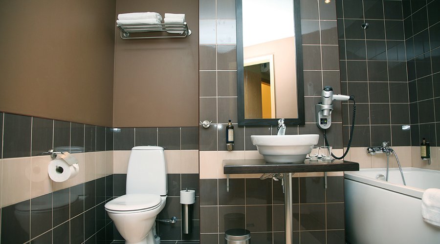 Hanza Hotel bath room