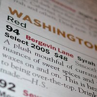 Critically acclaimed wines