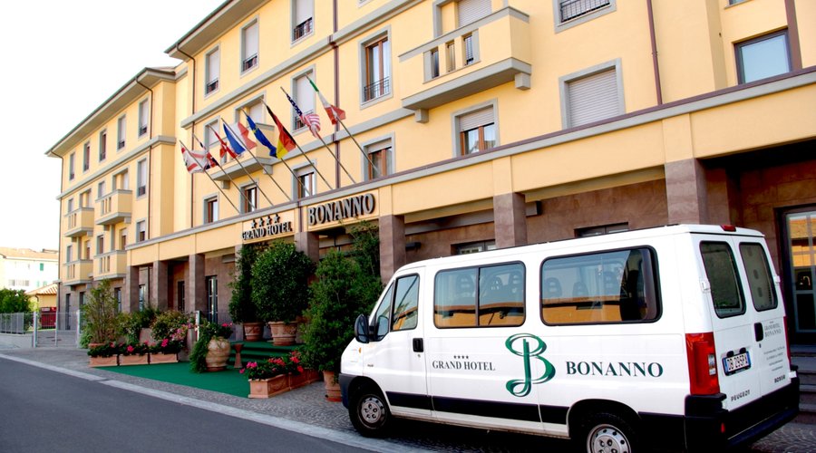 Exterior View with our shuttle bus