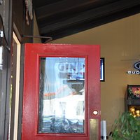 the front door