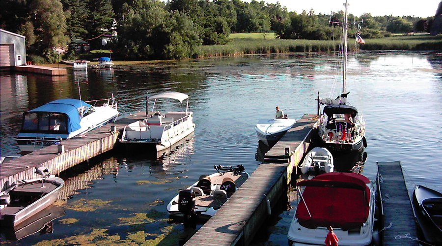 Otter Creek Inn docks