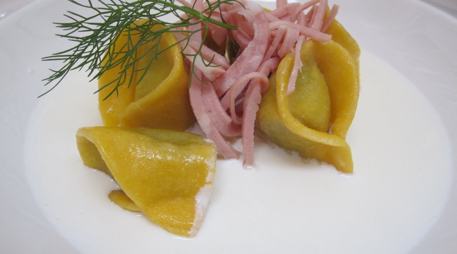 1st piatti - Artichoke Rigatoni in ricotta cream & parma