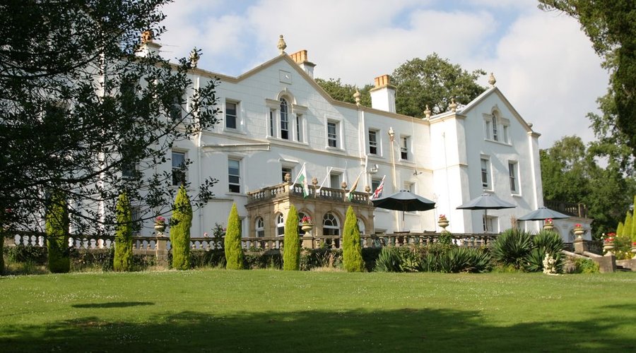 front of hotel