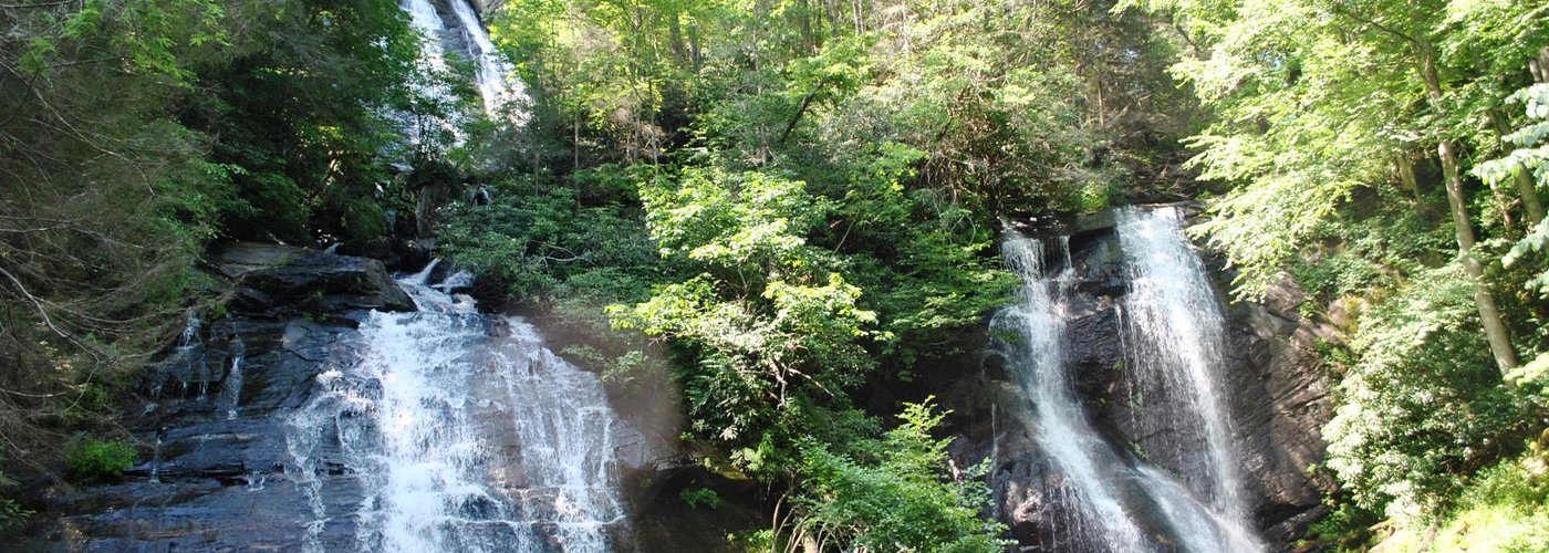 Anna Ruby Falls in late June