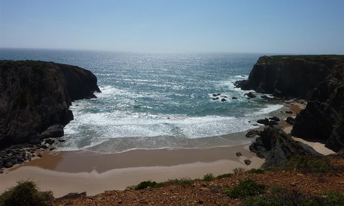 The almost private beach