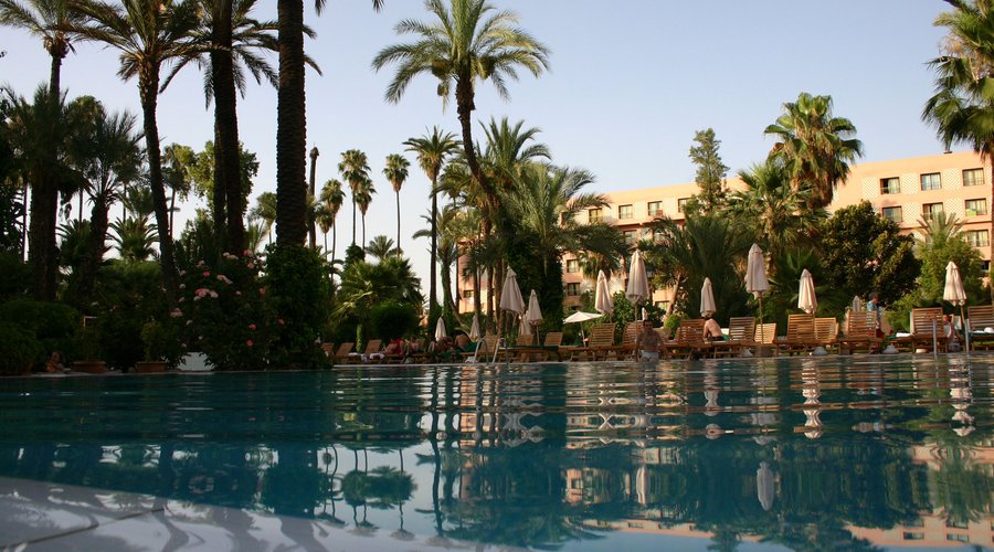 Piscine Couche de soleil