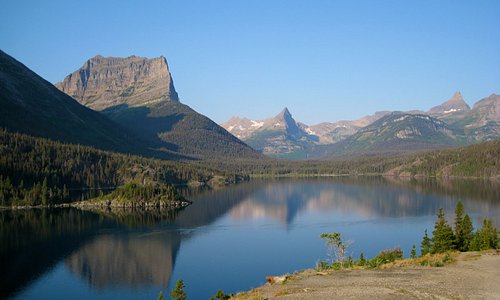 St. Mary Lake in early morning
