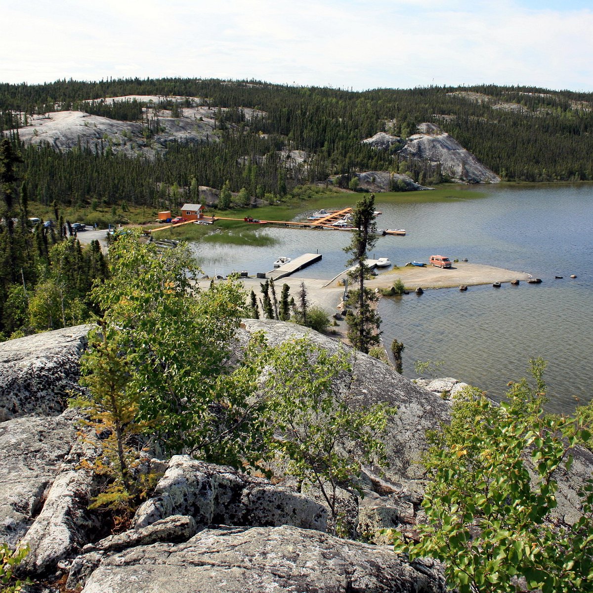 The lake territory. Йеллоунайф Канада.