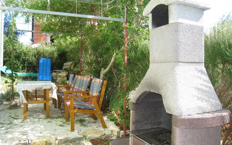 Sitzecke mit Grill