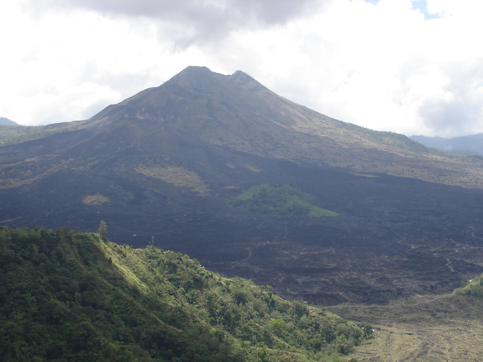 Sunrise view from Mount Batur summit