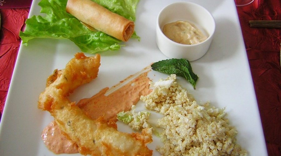 assiette d'entrée (prise a la carte)