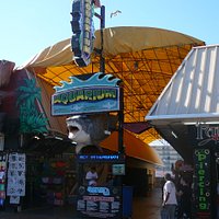 Entrance to Seaport Aquarium on the Wildwood Boardwalk