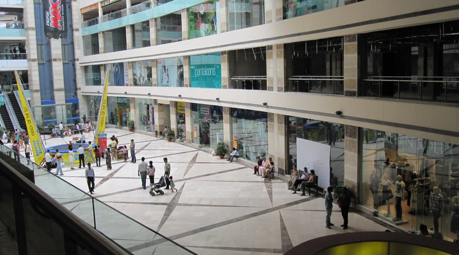 Inside the Ambience mall, Gurgaon