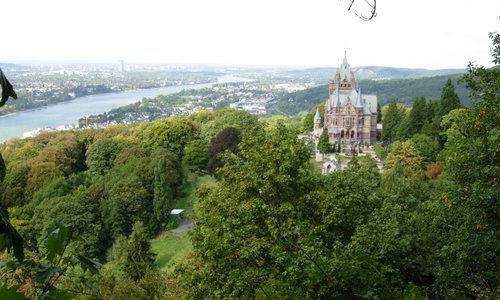 Blick vom Drachenfels Richtung Norden