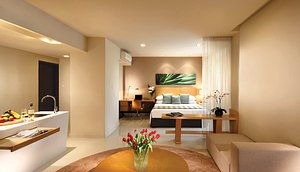 PARKROYAL Serviced Suites Kuala Lumpur in Kuala Lumpur, image may contain: Interior Design, Living Room, Home Decor, Corner