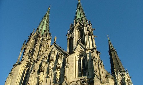 The three spires of Saint Wenceslas