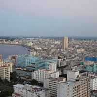 Malecon-Havanna bei Sonnenuntergang