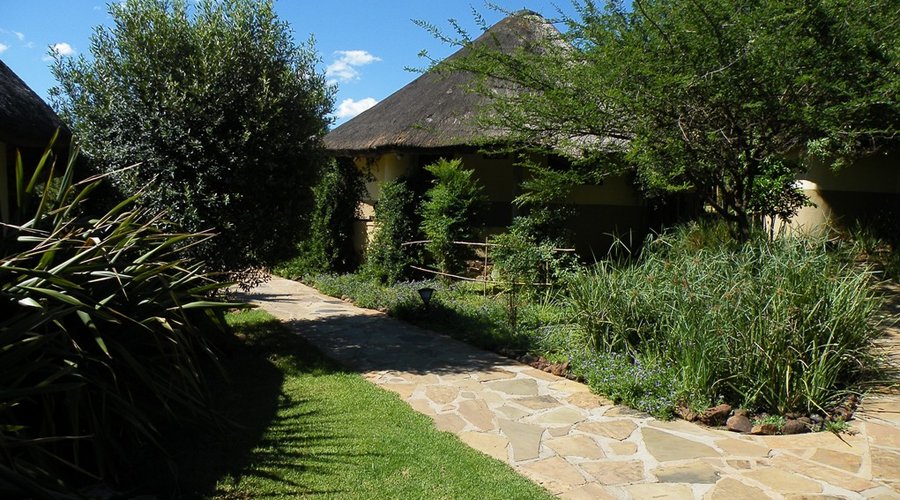 Path and Chalets