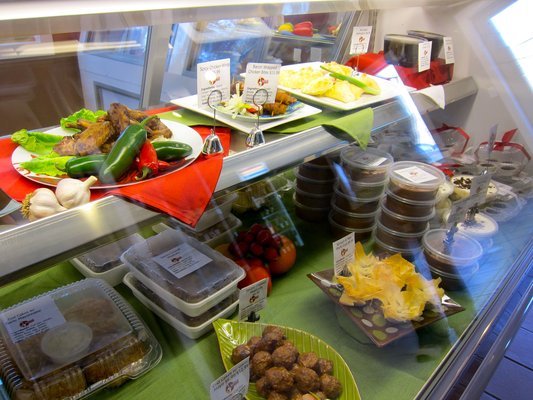 Prepared Food to Go in Deli Coolers
