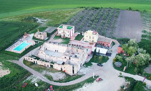 Veduta aerea della Masseria Sant'Agapito