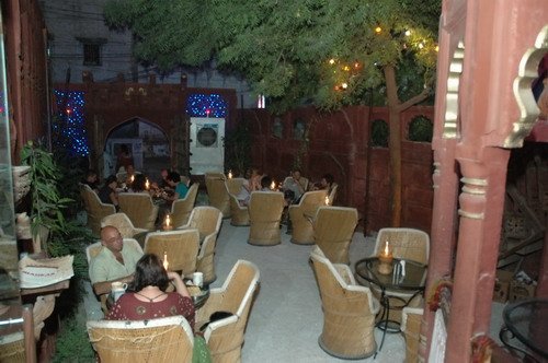Beautiful ambience with romantic candle light dinner............