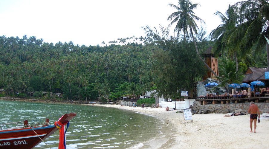 the beach