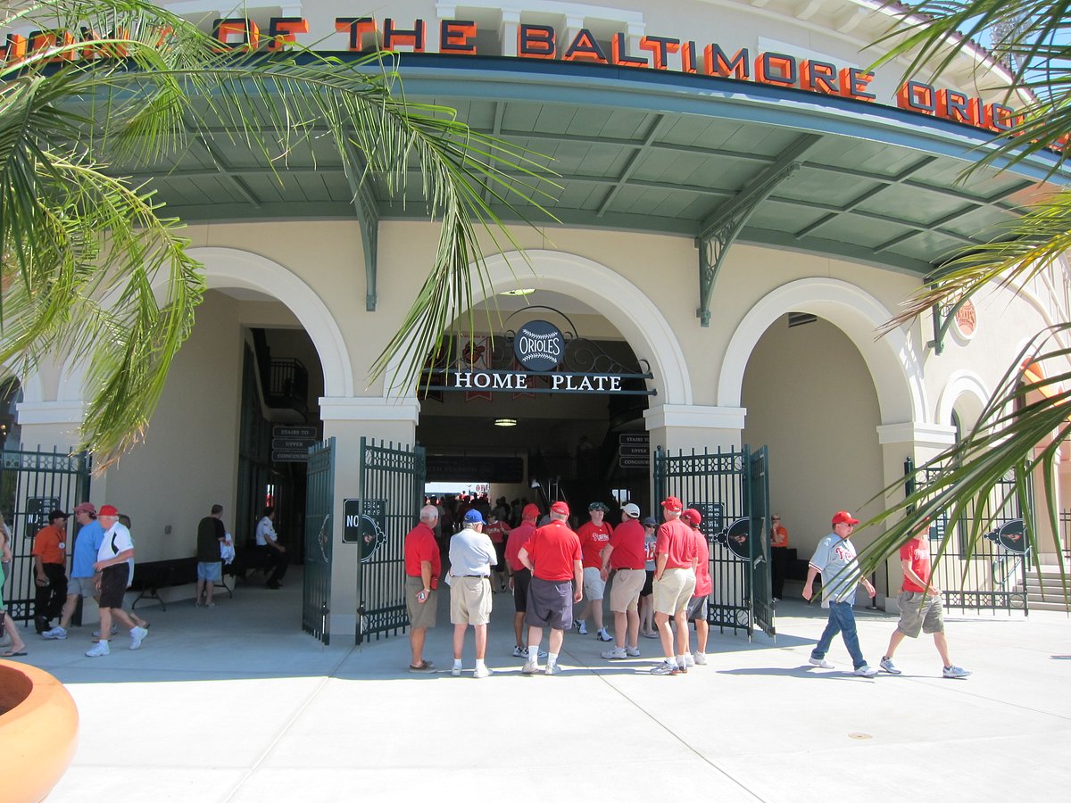 Baltimore Orioles team store at the Ed Smith Stadium Sarasota