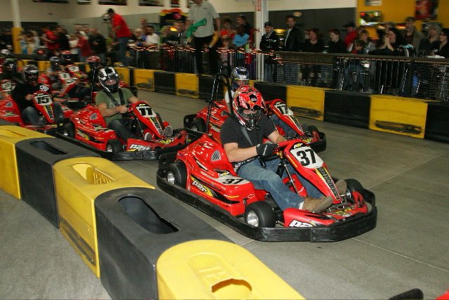 Las Vegas: corrida de kart