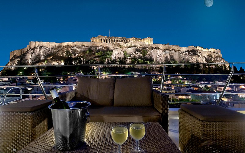 Splendid View from Roof Terrace