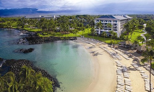 Fairmont Orchid luxury beach resort and spa, located on Hawaii Island's Kohala Coast.