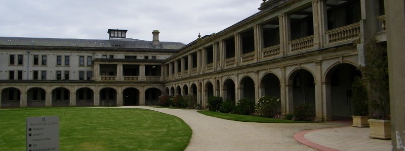 Mansion Rear and the Werribee park Hotel