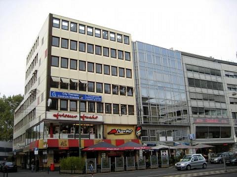 Shopping Königsallee - luxury street in Düsseldorf