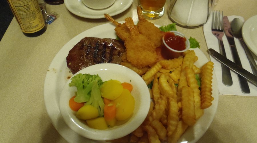 Steak and shrimp
