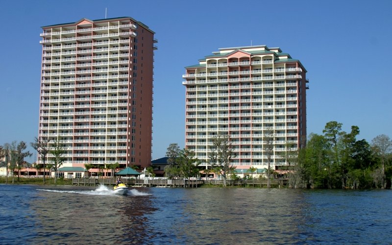 A lakeside, family resort featuring condominium-style suites
