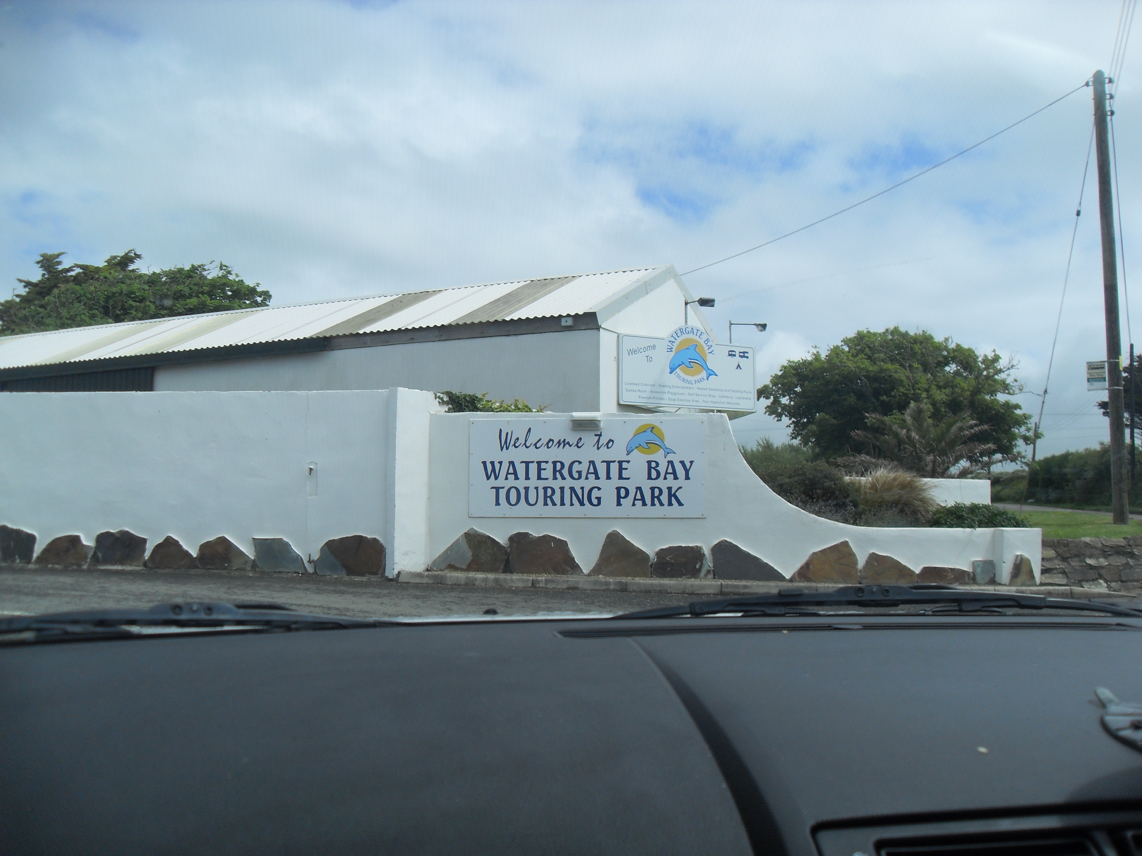 watergate bay caravan and camping club