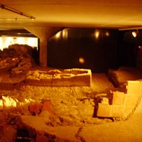 Interior de las termas