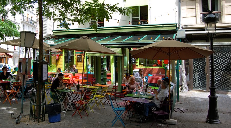 outdoor cafe tables
