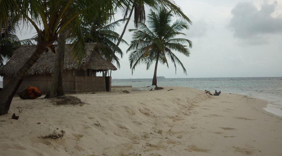 Nuestra cabaña en la isla
