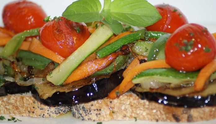 Roast Vegetable Sandwich