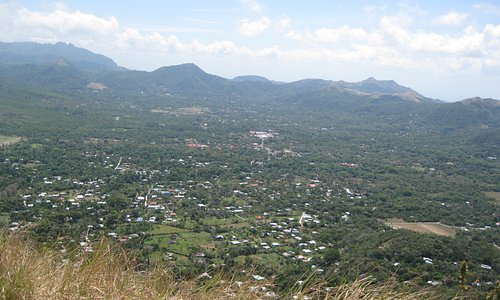 View of the Valle de Anton from the Top of La India Dormida
