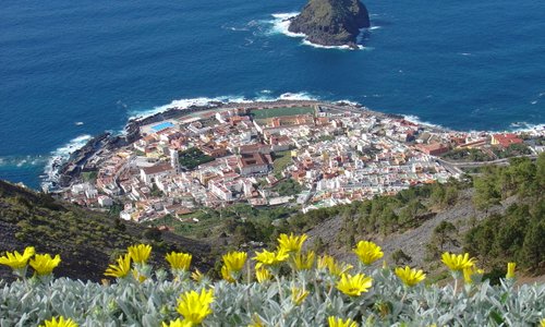 Blick von oben auf Garachico