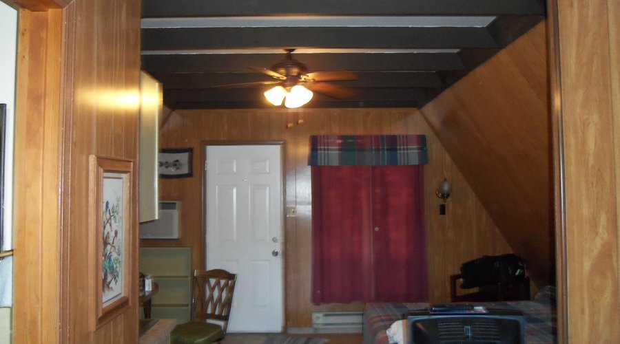Inside the cabin we stayed at