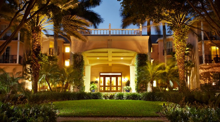 Trianon Entrance at Night